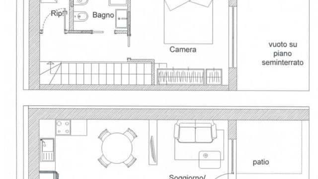 Nuova costruzione Bilocale su due livelli Via Washington / P.le De Agostini